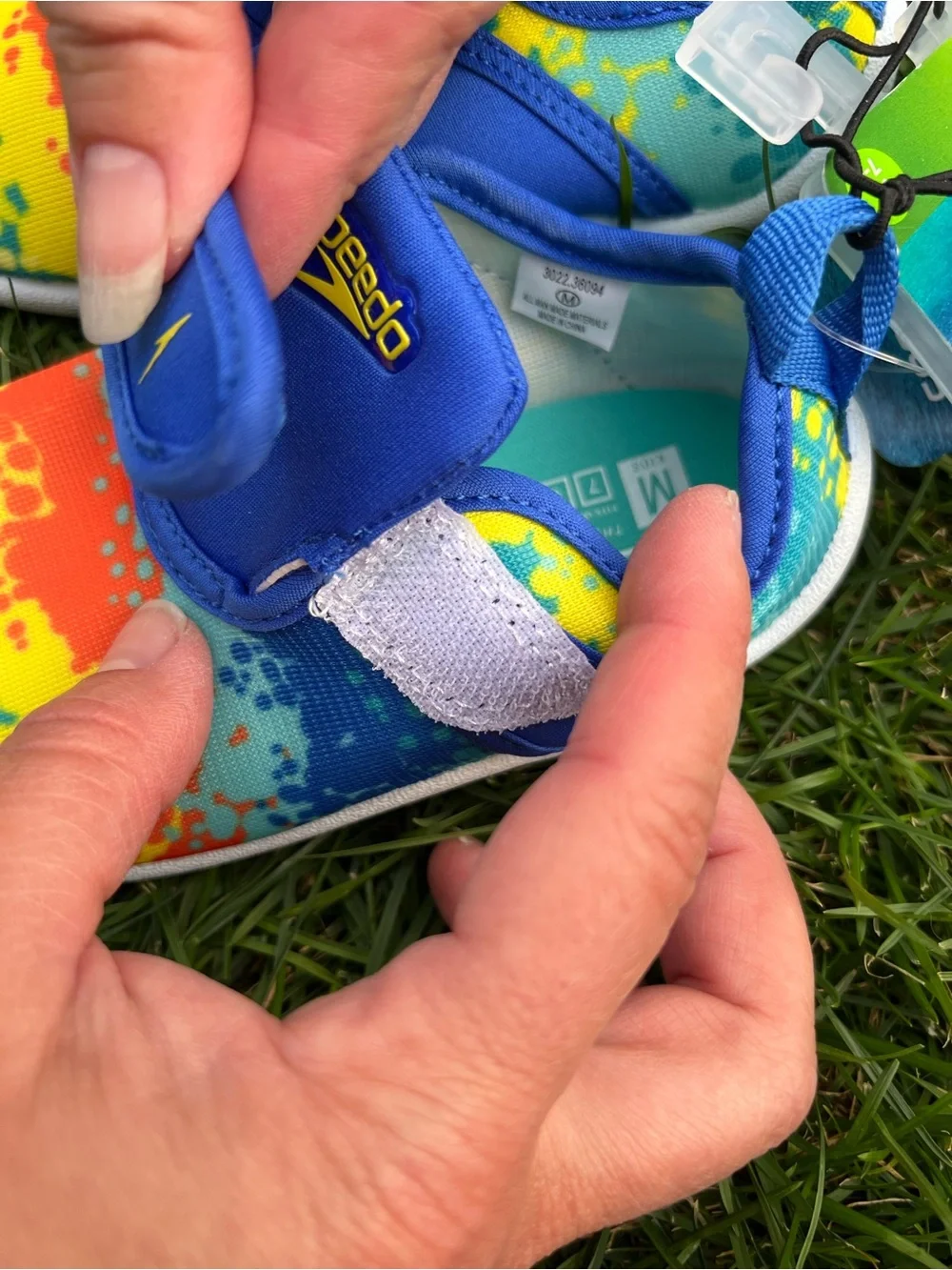 Speedo Kid printed shore explore Multicolor Water Shoes with Velcro